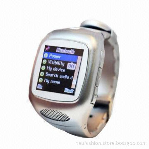 Touchscreen Watch Phone, Built-in Bluetooth, Supports T-flash Card and Up to 32GB Memory Capacity